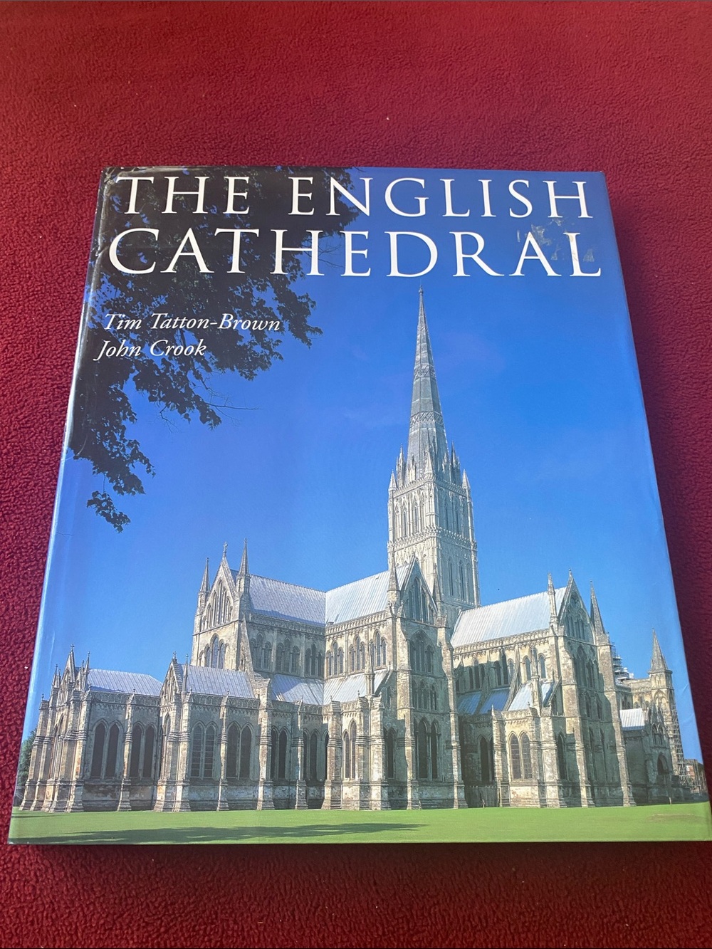 Blue Hardcover Cathedral Photography Book - The English Cathedral